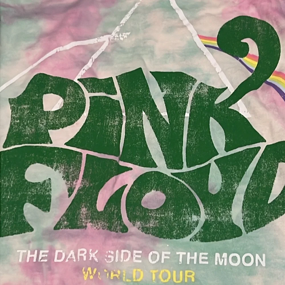 Pull& Bear Pink Floyd Tie-Dye T Shirt - Picture 7 of 13